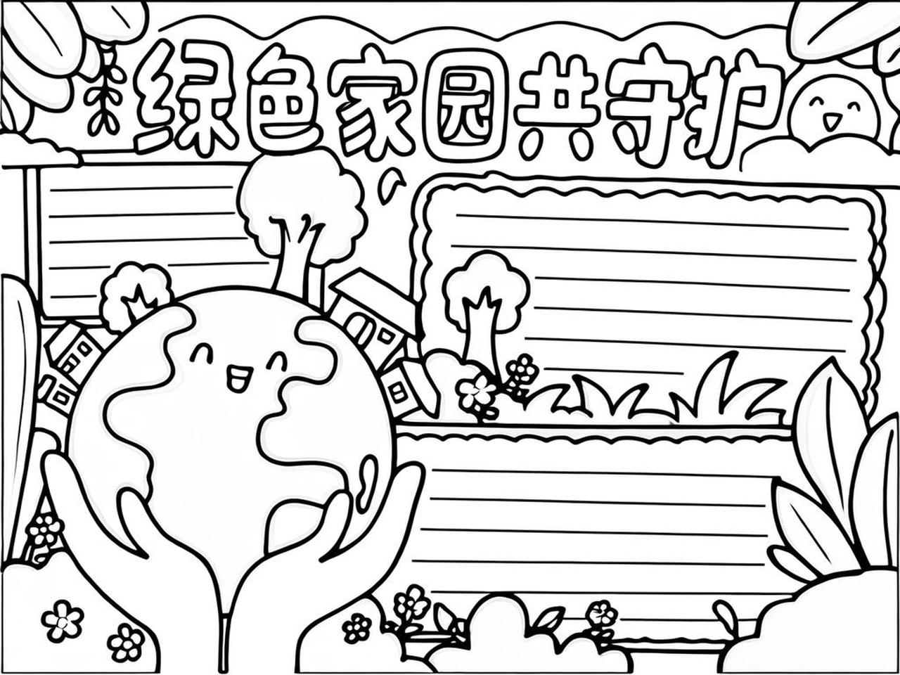 绿色环保手抄报图片大全(绿色环保手抄报图片大全四年级) 绿色环保手抄报图片大全(绿色环保手抄报图片大全四年级)